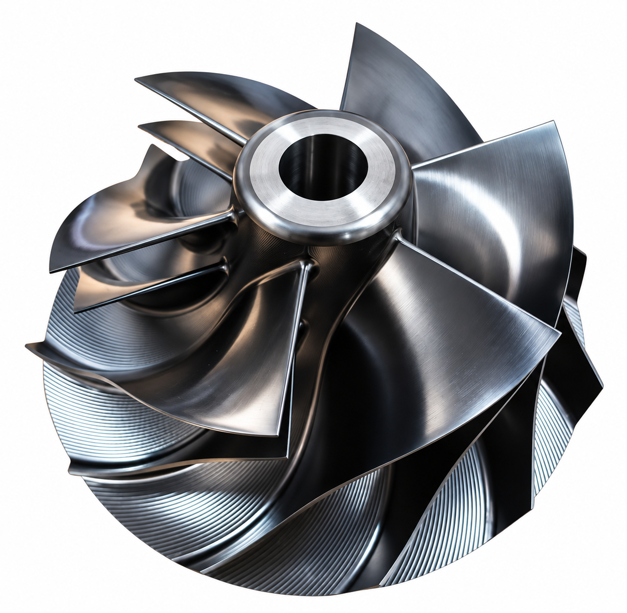 Centrifugal compressor impeller manufactured by our partner factory